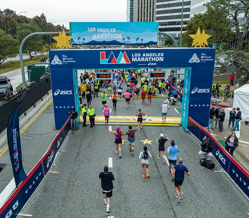 Los Angeles Marathon Finish Line - The McCourt Foundation