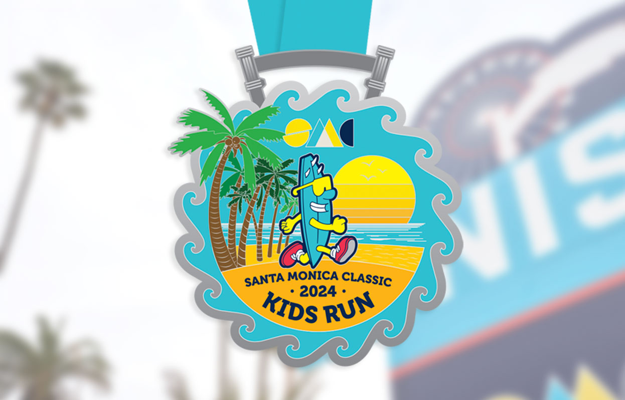 Santa Monica Classic Kids Run Medal