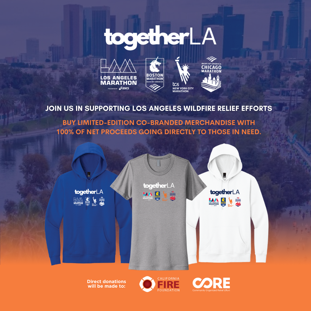 Together LA merchandise image supporting la wildfire relief efforts